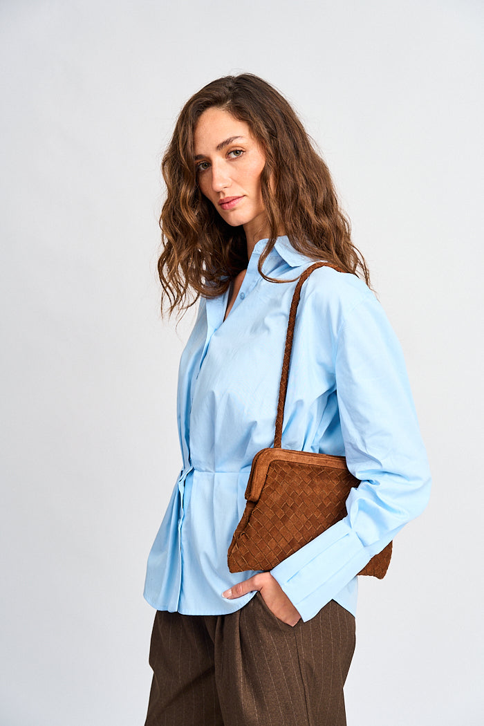 BUSTINA S SUEDE BROWN